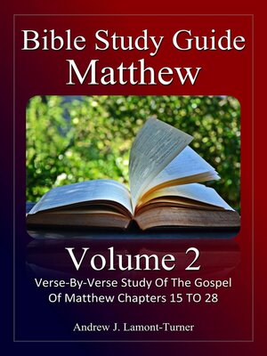 cover image of Bible Study Guide: Matthew, Volume 2